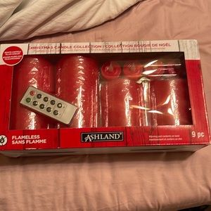 Remote controlled candles.